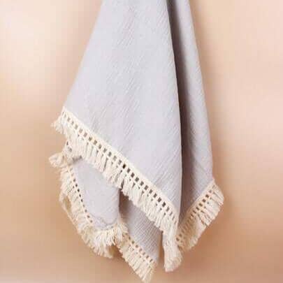 Couverture Bebe - BabyBlanket™ - Gris - Mon Bébé Dodo