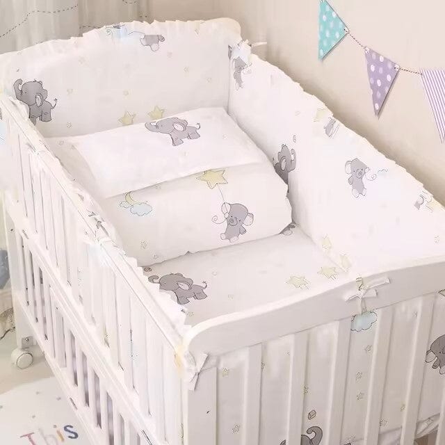 Linge de lit bebe - DouxSommeil™ - Éléphants - Mon Bébé Dodo